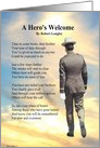 Sentimental Sympathy for the Loss of a Law Enforcement Officer Poem card