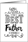 Father’s Day - Best Father in the World card