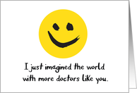 Doctors’ Day Thanks - Imagining More Doctors like You card