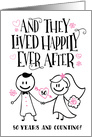 Anniversary, They Lived Happily Ever After, 50 Years and Counting card