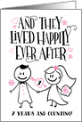 Anniversary, They Lived Happily Ever After, 7 Years and Counting card