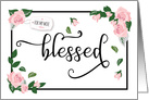 Thinking of You, Wife  Blessed: It’s What I Am Because of You card