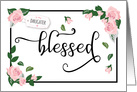 Thinking of You, Daughter  Blessed: It’s What I Am Because of You card