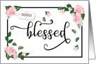 Thinking of You, Nonna  Blessed: It’s What I Am Because of You card