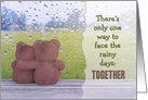 Together  It’s How We will Face the Rainy Days card