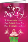 Aunt Birthday, More Incredible, Beautiful and Amazing Every Year card