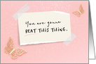 Encouragement, Cancer Diagnosis, You’re Gonna Beat this Thing card