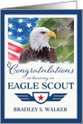 Cusom Front, Eagle Scout Award Congratulations card