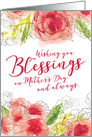 Wishing you Blessings on your Mother’s Day and Always card