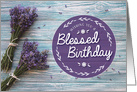 Birthday, Religious, Wishing you a Blessed Birthday card