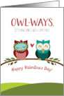 Valentine’s Day I’ll OWLWAYS Love You card