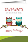 Friend Birthday We’ll OWLWAYS be Friends card