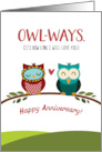 Anniversary OWLWAYS It’s How Long I Will Love You card