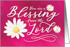 Thinking of You Religious You Are a Blessing from the Lord card