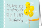 Wishing You an Amazing Birthday Full of Smiles card