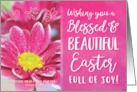 Wishing You a Blessed and Beautiful Easter Full of Joy card