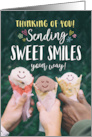 Thinking of You, SWEET SMILES your way with Smiling Ice Cream Cones card