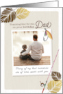 Thanking God for You on Your Birthday Dad with Fishing Rod card