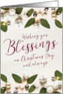 Wishing you Blessings on Christmas Day and Always card