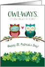 Friend Happy St. Patrick’s Day We’ll OWLWAYS be Friends card