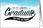Congratulations Honored Graduate You Make Us Proud card