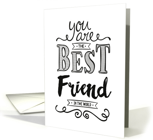 Best Friend in the World Birthday card (1478458)
