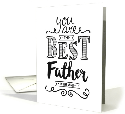 Father's Day - Best Father in the World card (1479822)