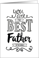 Father’s Day - Best Father in the World card