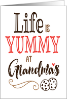 Grandparents Day – Life is Yummy at Grandmas! card