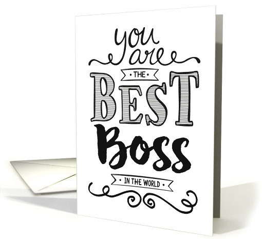 Boss's Day - Best Boss in the World card (1485648)