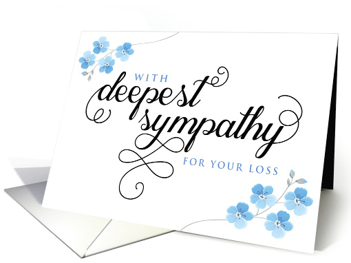 With Deepest Sympathy for your Loss card (1486864)