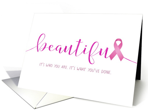 Breast Cancer Survivor, 1 Year Congratulations - You are... (1489398)