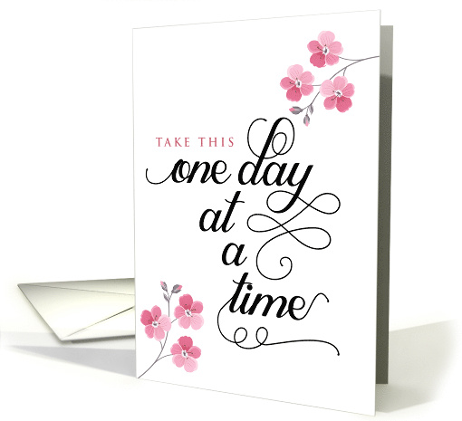 Surgery Recovery, Take This One Day at a Time card (1489638)