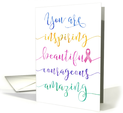 Encouragement for Breast Cancer  Remember Who You Are card (1489686)