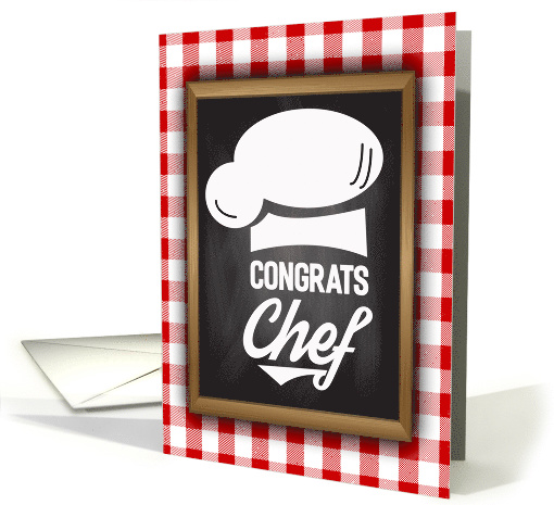 Congratulations Chef, Culinary School Grad card (1491194)