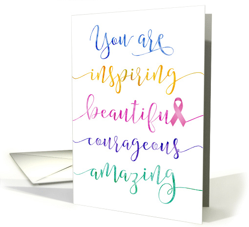 Thinking of You, Breast Cancer Patient  Remember Who You Are card