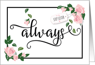 Step Sister Thanks, Always - It’s When You’ve Been There for Me card