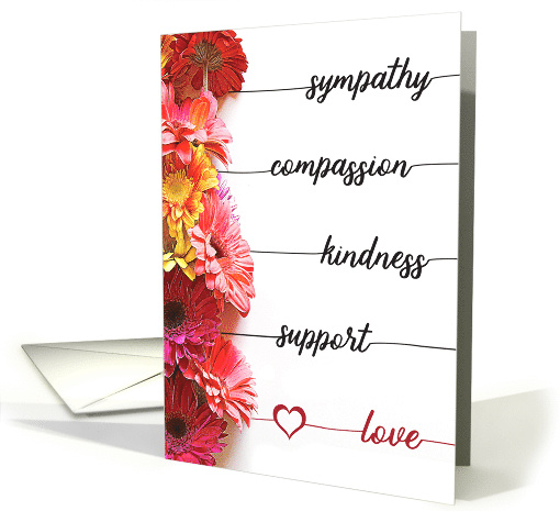 Sympathy, Compassion, Kindness, Support, Love-Your Gifts Mattered card