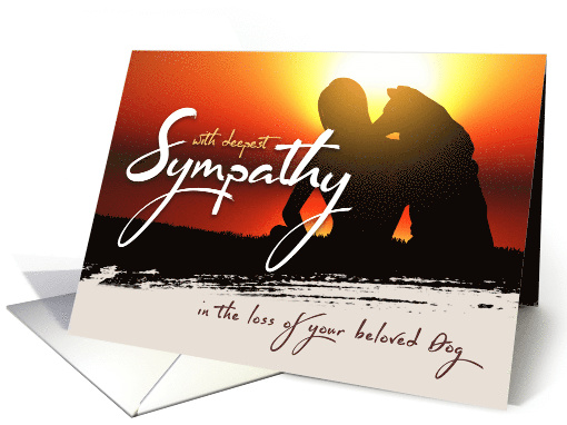 With Deepest Sympathy for your Loss of your beloved Dog card (1532904)