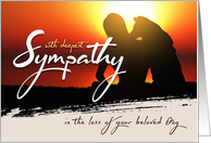 With Deepest Sympathy for your Loss of your beloved Dog card