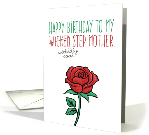 Happy Birthday, Step Mother, Funny - Wicked (Wickedly... (1537200)