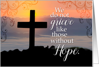 Image result for we don't weep as those without hope