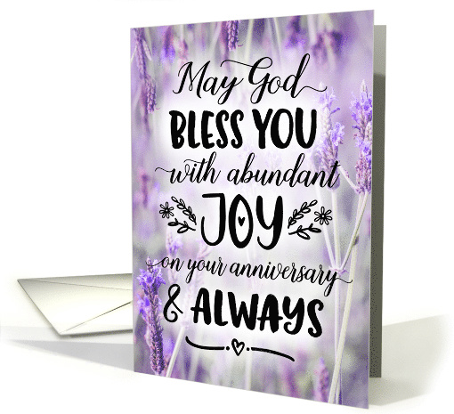 Anniversary, Religious, May God Bless you with Joy On... (1548294)