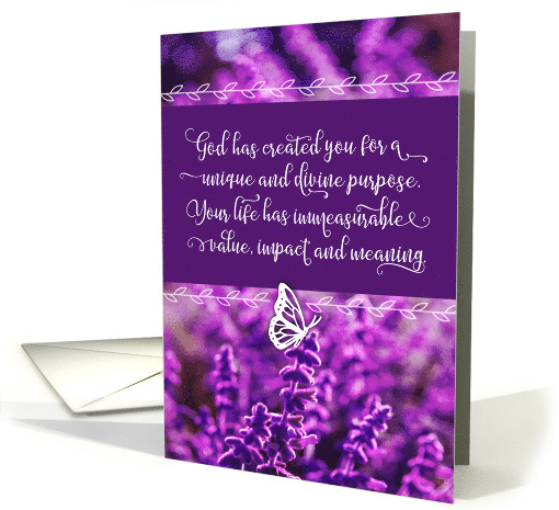Birthday Religious, Your Life has Value, Impact and Meaning card