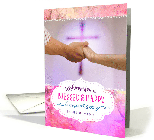 Religious Anniversary, Wishing you a Blessed & Happy Anniversary card