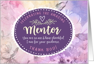 Mentor Thanks,...