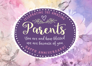 Parents Anniversary ...