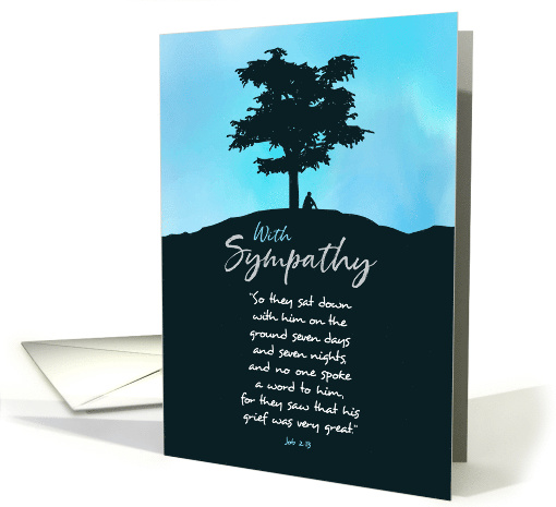 Loss of Child, Sympathy for Grief too Great for Words card (1589716)