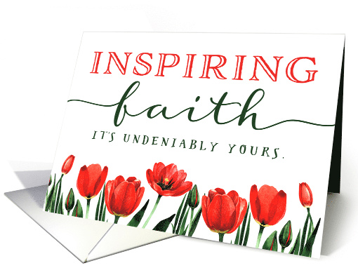 Cancer Patient Encouragement, Inspiring Faith is Yours! card (1590054)