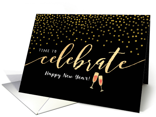 Happy New Year, Time to Celebrate with Confetti and... (1593206)